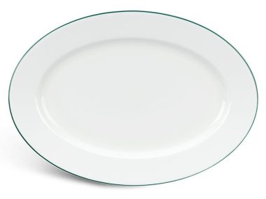 Dĩa oval 25 cm - Jasmine - Chỉ Xanh Lá