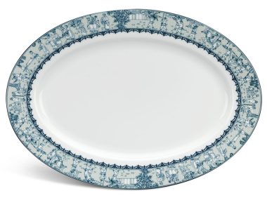 Dĩa oval 28 cm - Jasmine - Vinh Quy Nhạt