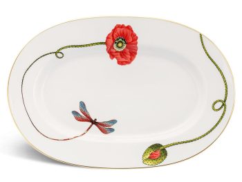 Dĩa oval 32 cm – Camellia – Kết Duyên