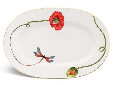 Dĩa oval 32 cm - Camellia - Kết Duyên
