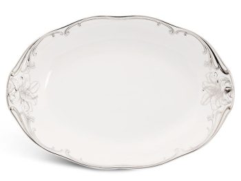 Dĩa oval 32 cm – Đài Các – Trang trí Bạch Kim