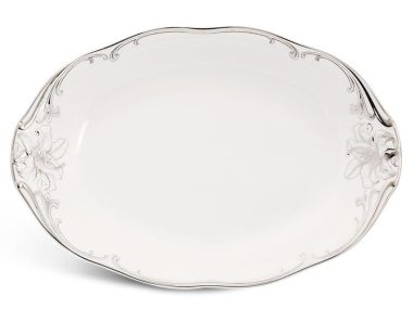 Dĩa oval 32 cm - Đài Các - Trang trí Bạch Kim
