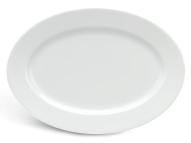 Dĩa oval 32 cm – Jasmine – Trắng