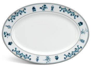 Dĩa oval 32 cm – Jasmine – Tứ Quý