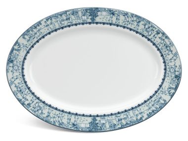 Dĩa oval 32 cm - Jasmine - Vinh Quy Nhạt