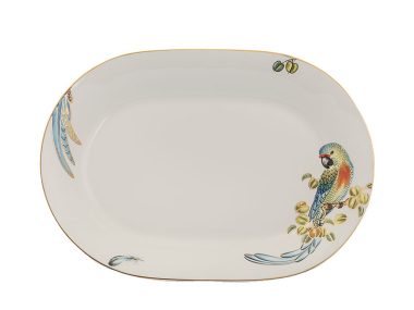 Dĩa oval 32 cm - Tulip Ngà - Hoàng Yến