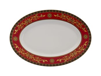 Dĩa oval 37 cm – Hoàng Cung – Quốc Sắc