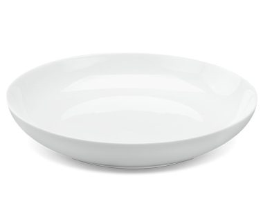 Dĩa sâu lòng 20 cm - Camellia - Trắng