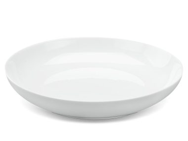 Dĩa sâu lòng 23 cm - Camellia - Trắng