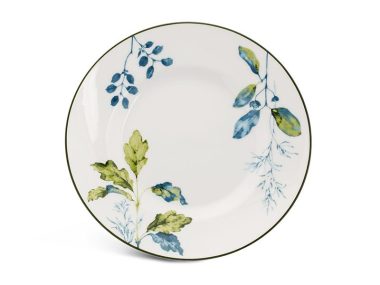 Dĩa tròn 20 cm - Camellia - Lá Xanh