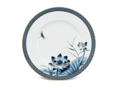 Dĩa tròn 20 cm - Hoàng Cung - Sen Vàng