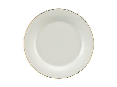 Dĩa tròn 20 cm - Tulip Ngà - Chỉ Vàng