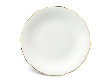 Dĩa tròn 22 cm - Mẫu Đơn IFP - Chỉ Vàng