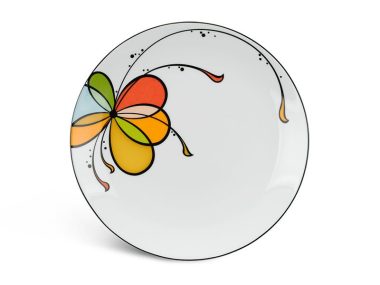 Dĩa tròn ảo 22 cm - Daisy - Bóng Bay