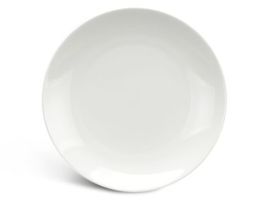 Dĩa sứ minh long tròn ảo 26 cm - Daisy Ly's - Trắng Ngà