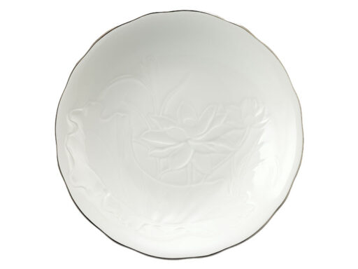 Dĩa tròn sâu 25 cm - Sen IFP - Chỉ Bạch Kim