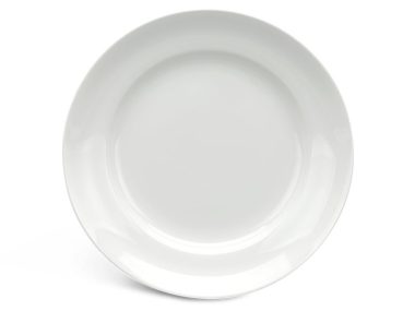 Dĩa sứ minh long vành sâu 30 cm - Anh Vũ Ly's - Trắng Ngà