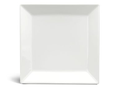 Dĩa sứ minh long vuông lá 16 cm - Daisy Ly's - Trắng Ngà