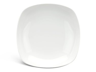 Dĩa sứ minh long vuông sâu 20 cm - Anh Vũ Ly's - Trắng Ngà