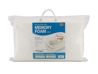 Gối Memory foam 50D hình cong 550g - White - HLW111