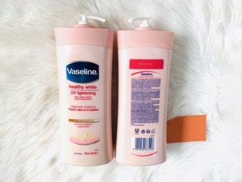 Sữa dưỡng thể Mỹ USA Vaseline Healthy White UV Lightening 725ml