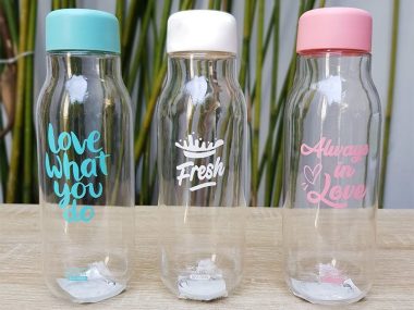 Bình đựng nước Lock&Lock 500ml - Màu hồng/xanh/trắng - HAP654