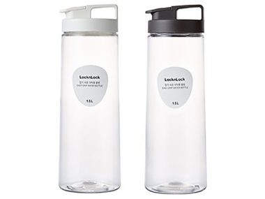 Bình nước Easy Grip 1.5L- màu xám/màu trắng - HAP814