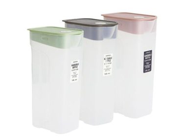 Bình nước Handle Bottle 1.4L- PP-màu xám/xanh mint/hồng - HAP817