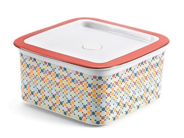 Hộp dưỡng sinh vuông đựng thực phẩm 15 cm + nắp - Mosaic (LTD)