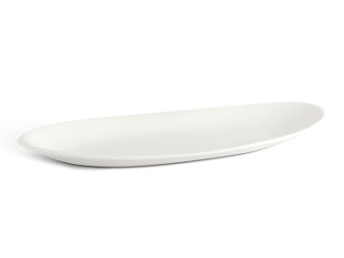 Khay oval cạn 47 x 14 cm - Anh Vũ Ly's - Trắng Ngà
