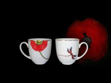 Ca trà sứ Trà Minh Long 0.35 L Camelia Kết Duyên cao cấp