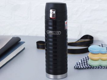 Bình giữ nhiệt Lock and lock Wave One Touch Tumbler 450ml – LHC3230BLK