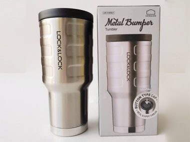 Ly Giữ Nhiệt LocknLock Metal Bumper Tumbler 670ml - Silver - LHC4140SLV