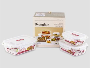 Bộ 3 hộp thủy tinh Lock&Lock Euro - LLG422S03