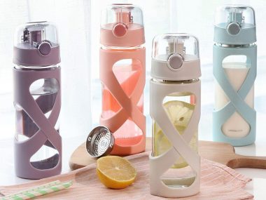 Bình nước thủy tinh chịu nhiệt One touch - 500ml - LLG648