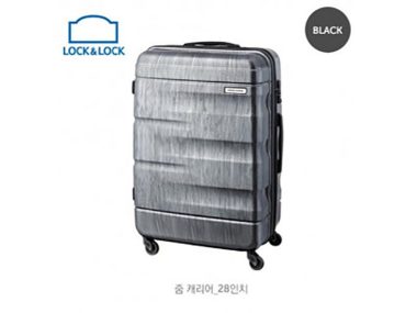 Vali du lịch Travel Zone 28inch bằng nhựa-khóa TSA-Màu đen - LTZ928BTSA