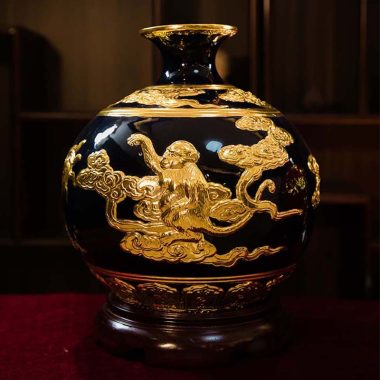 Lộc Linh Tam Hợp Thân Tý Thìn Màu Xanh Lam H50