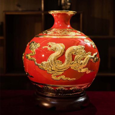 Lộc Linh Tam Hợp Tỵ Dậu Sửu Màu Đỏ H50