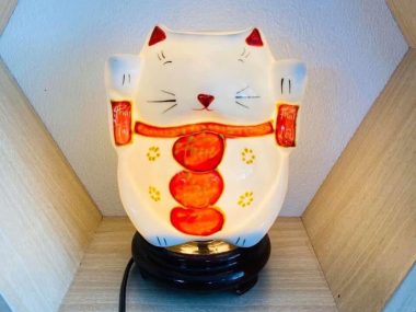 Đèn Xông Tinh Dầu MèoThần Tài Phúc Lộc Thọ giá tốt