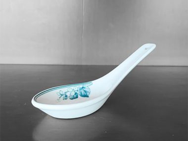 Muỗng Nhỏ 4.5cm - TAB08 Hoa Văn Lá Trầu 0015