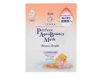 Mặt nạ dưỡng da giúp sáng mịn và lấy lại độ đàn hồi Senka Aqua Bouncy Bright Mask 25ml