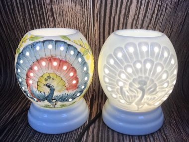 Đèn Xông Tinh Dầu Bát Tràng Chim Công Size Lớn S2 giá rẻ