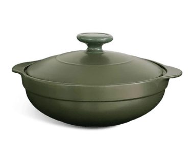 Nồi dưỡng sinh Luna 1.0 L + nắp (CK) (bếp từ) - HealthyCook - Xanh rêu