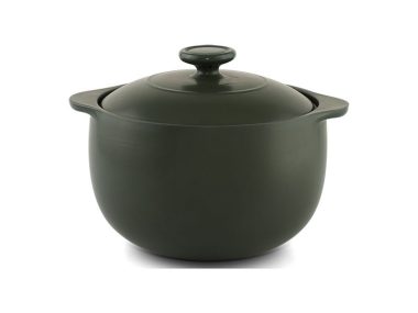 Nồi dưỡng sinh thân tròn 3.5L + nắp - Healthycook - Xanh rêu