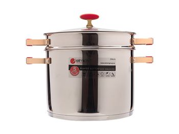 Nồi hấp ELMICH Inox 304 Red Velvet 24cm EL5585