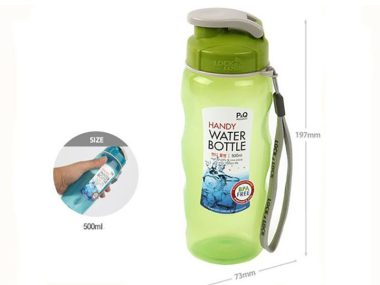Bình nước P&Q HPP727 500ml - Blue/ Green - P-00057B