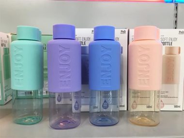 Bình nước nhựa Soft Enjoy - hiệu P&Q - 500ml - P-1740