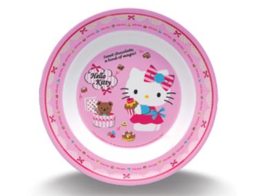 Dĩa Sâu 8" - Kitty Superware Melamine