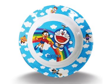Dĩa Sâu 8" - Doreamon Rainbow Superware Melamine