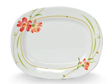 Dĩa Xoài Vuông 10" - Flora Superware Melamine